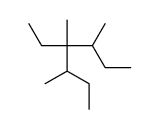 4-ethyl-3,4,5-trimethylheptane结构式