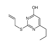 2-prop-2-enylsulfanyl-6-propyl-1H-pyrimidin-4-one Structure