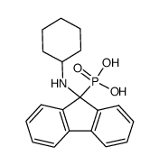 (9-Cyclohexylamino-9H-fluoren-9-yl)-phosphonic acid结构式