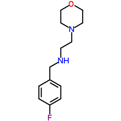 (4-FLUORO-BENZYL)-(2-MORPHOLIN-4-YL-ETHYL)-AMINE structure