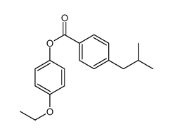 (4-ethoxyphenyl) 4-(2-methylpropyl)benzoate结构式