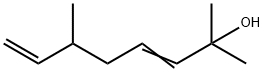 3,7-Octadien-2-ol, 2,6-dimethyl- Structure