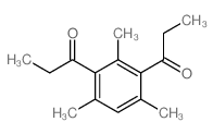 1-(2,4,6-trimethyl-3-propanoyl-phenyl)propan-1-one结构式
