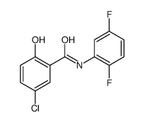 5-chloro-N-(2,5-difluorophenyl)-2-hydroxybenzamide Structure