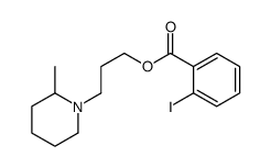 3-(2-Methylpiperidino)propyl=o-iodobenzoate结构式