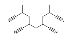 1-methyloctane-1,3,5,7-tetracarbonitrile结构式
