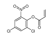 (2,4-dichloro-6-nitrophenyl) prop-2-enoate结构式