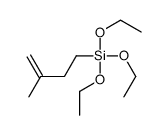 triethoxy(3-methylbut-3-enyl)silane结构式