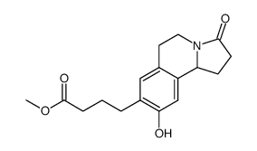 1,2,3,5,6,10b-hexahydro-8-[3-(methoxycarbonyl)propyl]-9-hydroxy-1H-benzo[g]indolizidin-3-one Structure