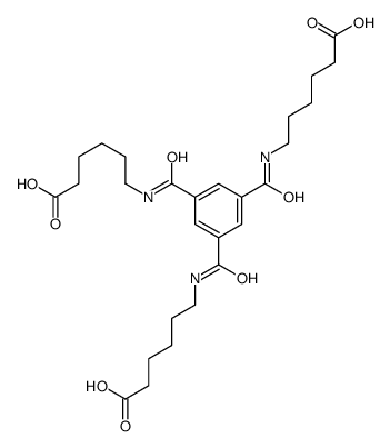 6-[[3,5-bis(5-carboxypentylcarbamoyl)benzoyl]amino]hexanoic acid结构式