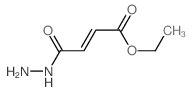 2-Butenedioic acid(2E)-, monoethyl ester, hydrazide (9CI) Structure