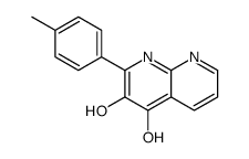 3-hydroxy-2-(4-methylphenyl)-1H-1,8-naphthyridin-4-one Structure