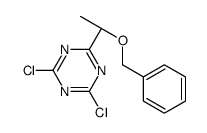 2,4-dichloro-6-[(1R)-1-phenylmethoxyethyl]-1,3,5-triazine Structure
