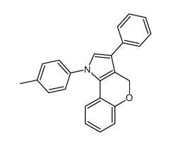1-(4-methylphenyl)-3-phenyl-4H-chromeno[4,3-b]pyrrole结构式