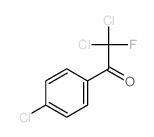 Ethanone,2,2-dichloro-1-(4-chlorophenyl)-2-fluoro-结构式