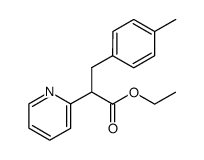 2-pyridin-2-yl-3-p-tolyl-propionic acid ethyl ester Structure