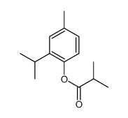 (4-methyl-2-propan-2-ylphenyl) 2-methylpropanoate Structure