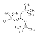 trimethyl-(2-trimethylsilyl-1-trimethylsilyloxyethenoxy)silane Structure