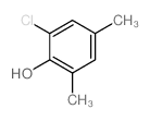 Phenol,2-chloro-4,6-dimethyl-结构式