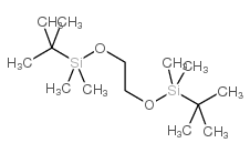 BIS(T-BUTYLDIMETHYLSILOXY)ETHANE Structure