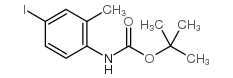 N-Boc-4-碘-2-甲基苯胺结构式