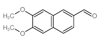 2-Naphthalenecarboxaldehyde,6,7-dimethoxy-结构式