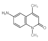 2(1H)-Quinolinone,6-amino-1,4-dimethyl-结构式