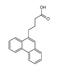 4-phenanthren-9-ylbutanoic acid Structure