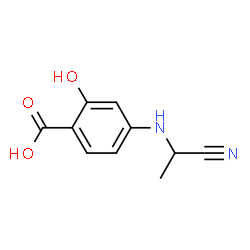 Benzoic acid, 4-[(1-cyanoethyl)amino]-2-hydroxy-, (-)- (9CI) picture