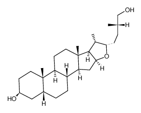 Dihydrosarsasapogenin结构式
