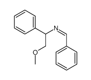 N-benzylidene-2-methoxy-1-phenylethanamine Structure