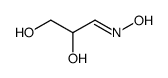 DL-glyceraldehyde oxime Structure