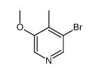 3-Bromo-5-methoxy-4-methylpyridine Structure