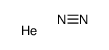 helium,molecular nitrogen Structure