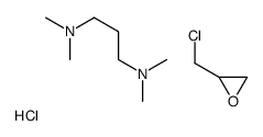 2-(chloromethyl)oxirane,N,N,N',N'-tetramethylpropane-1,3-diamine,hydrochloride结构式
