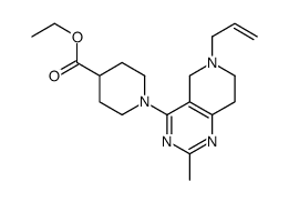 ethyl 1-(2-methyl-6-prop-2-enyl-7,8-dihydro-5H-pyrido[4,3-d]pyrimidin-4-yl)piperidine-4-carboxylate Structure