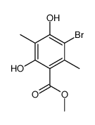 methyl 5-bromo-2,4-dihydroxy-3,6-dimethylbenzoate Structure