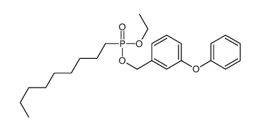 1-[[ethoxy(nonyl)phosphoryl]oxymethyl]-3-phenoxybenzene Structure