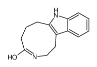 2,3,5,6,7,8-hexahydro-1H-azonino[5,4-b]indol-4-one结构式