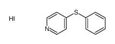 4-phenylsulfanylpyridine,hydroiodide结构式