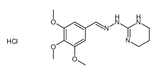 2-(2,3,4,-Trimethoxybenzylidenehydrazino)-3,4,5,6-tetrahydropyrimidine结构式