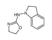 N-(2,3-dihydroindol-1-yl)-4,5-dihydro-1,3-oxazol-2-amine Structure