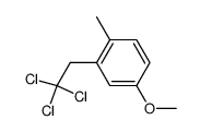 4-Methyl-3-(2,2,2-trichloroethyl)anisole Structure