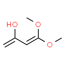 1,3-Butadien-2-ol, 4,4-dimethoxy- (9CI) structure