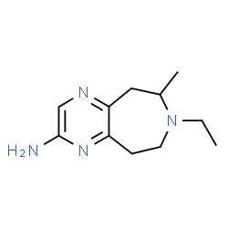 5H-Pyrazino[2,3-d]azepin-2-amine,7-ethyl-6,7,8,9-tetrahydro-6-methyl-(9CI)结构式