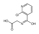 2-[(2-chloropyridine-3-carbonyl)amino]acetic acid Structure
