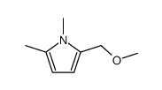 1,5-dimethyl-2-methoxymethylpyrrole结构式