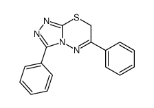 3,6-diphenyl-7H-[1,2,4]triazolo[3,4-b][1,3,4]thiadiazine结构式