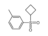 Benzene, 1-(cyclobutylsulfonyl)-3-methyl- (9CI) structure