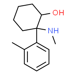 Cyclohexanol,2-(methylamino)-2-o-tolyl-(8CI)结构式